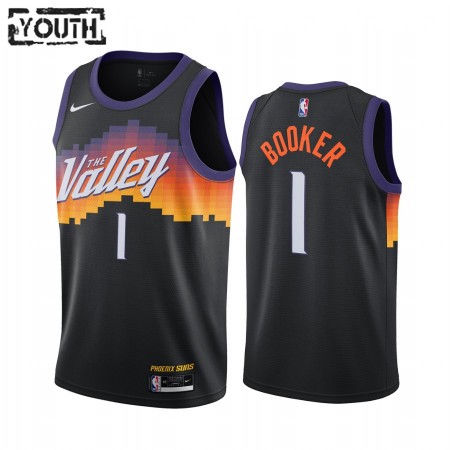 NBA Børn Trøje Phoenix Suns Devin Booker 1 2020-21 City Edition Swingman NBA Børn Trøje Phoenix Suns Devin Booker 1 2020-21 City Edition Swingman